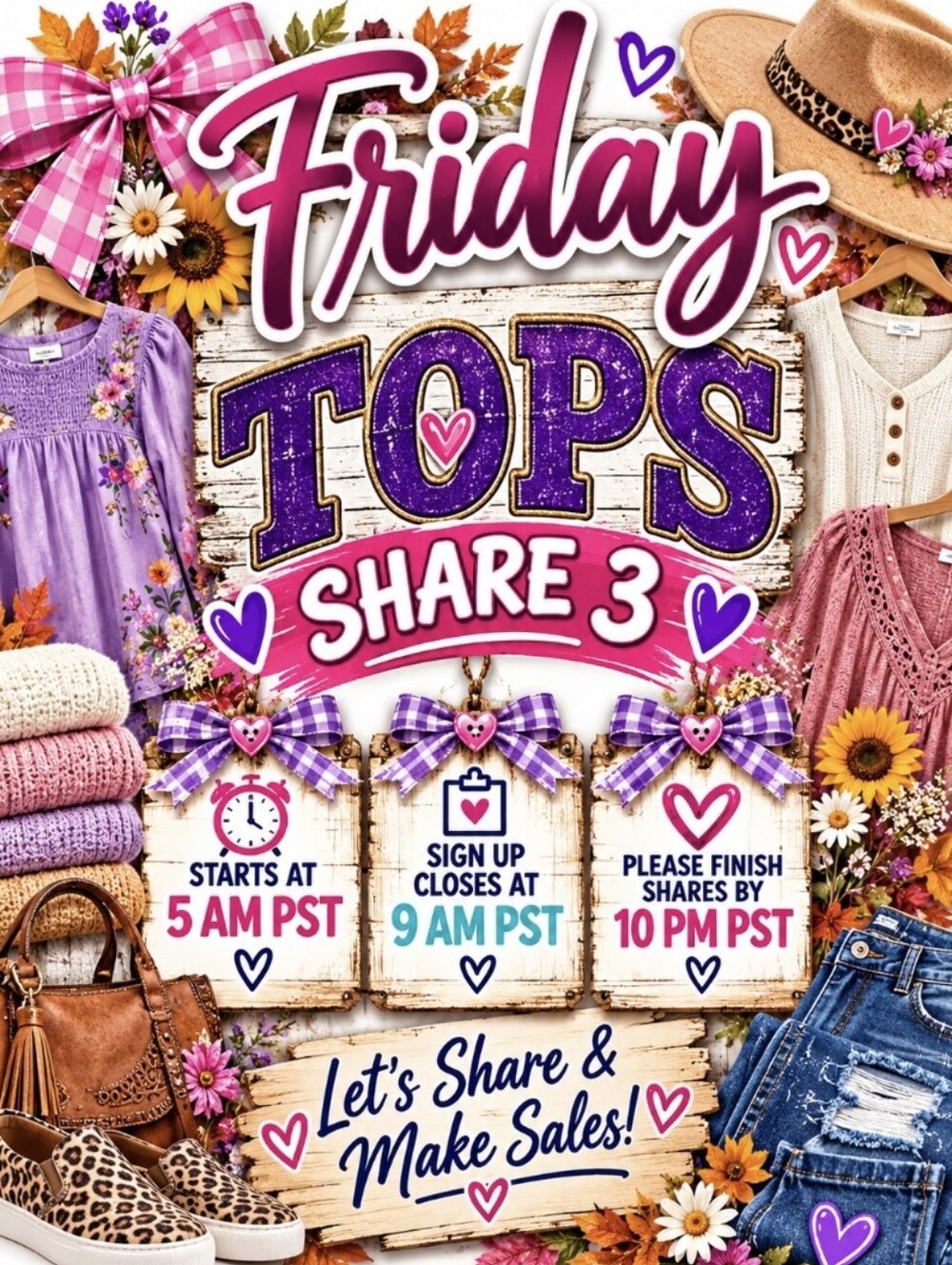 🚫🚫Closed🚫🚫FRI 10/2 🍂 TOPS/SWEATERS 🍂 SHARE 3 🧡 - Picture 2 of 2